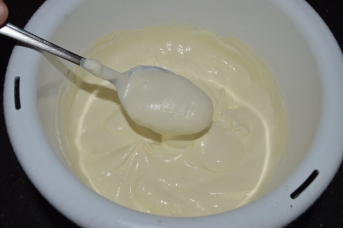 It should have this consistency