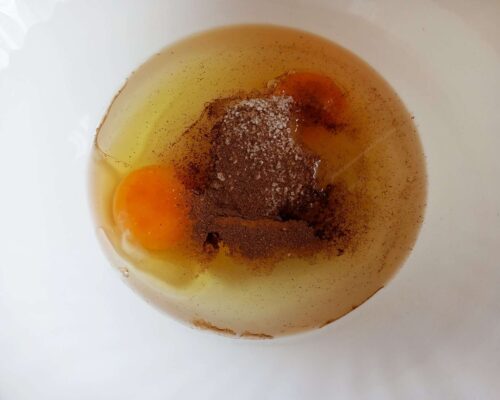 combine 2 medium eggs