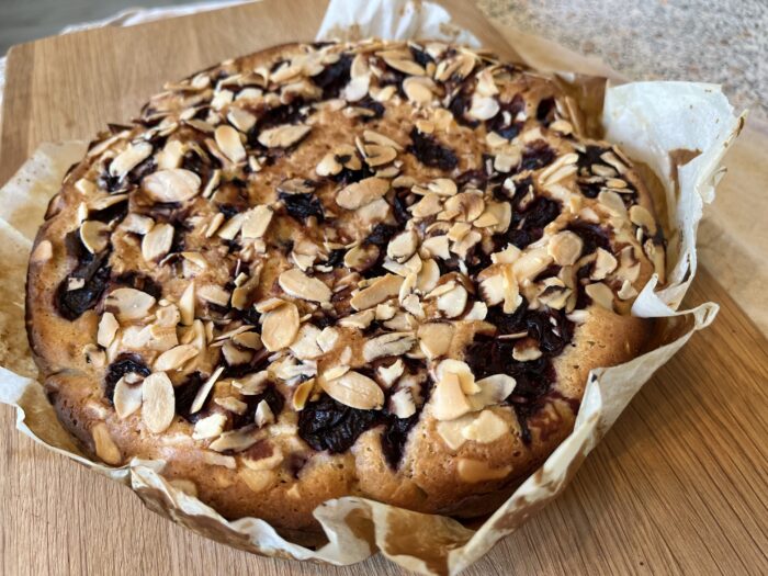 the pie is ready to serve