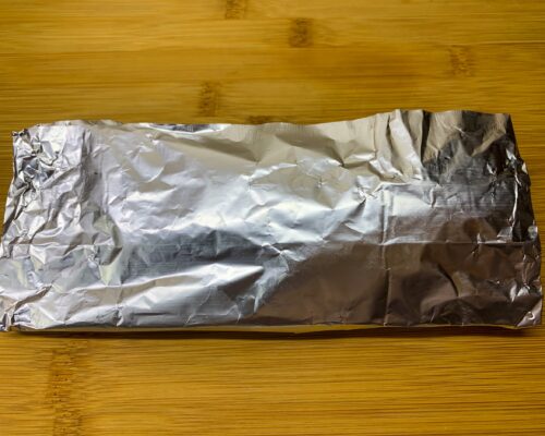 Wrap the foil in an envelope