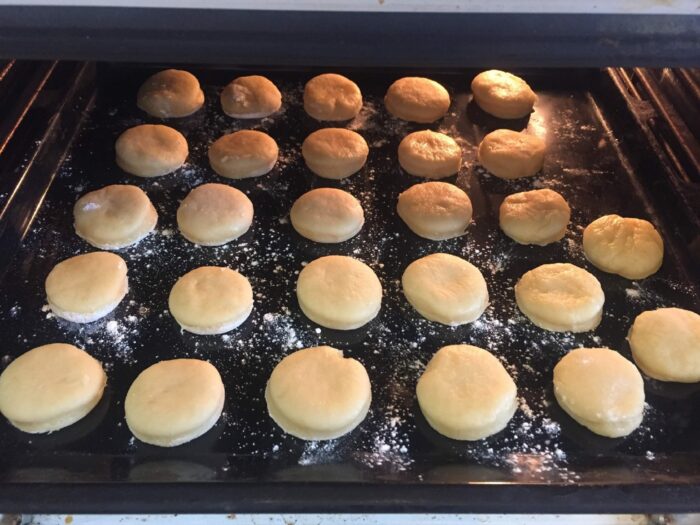 Place the cookies on a baking sheet and bake