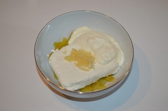 Add the Greek yogurt.