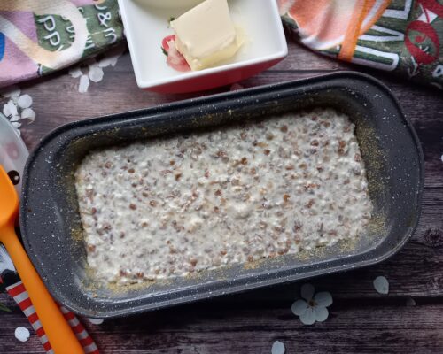 Place the dough inside