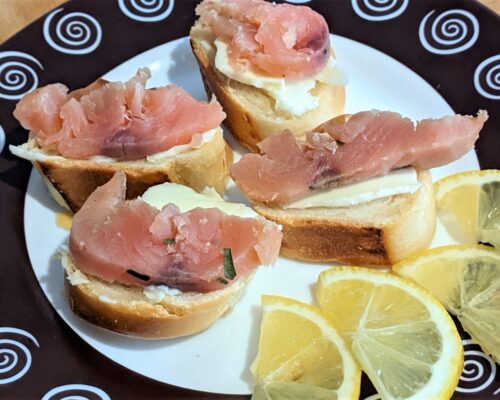 you can make sandwiches with salted red fish