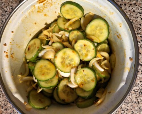 will have formed to pickle the cucumbers