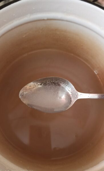 хорошенько мешаем сахар