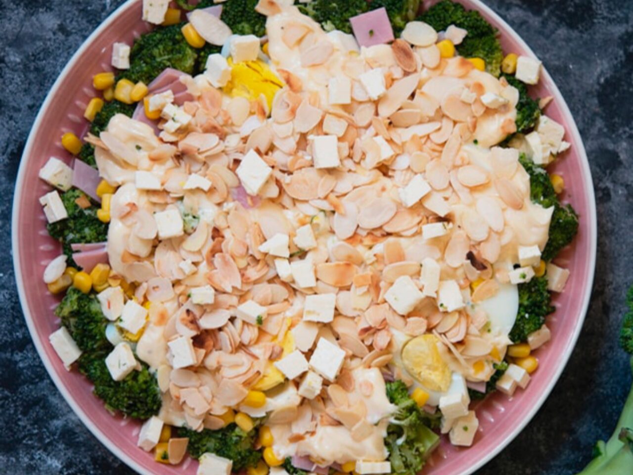 Broccoli Salad with Feta Cheese photo