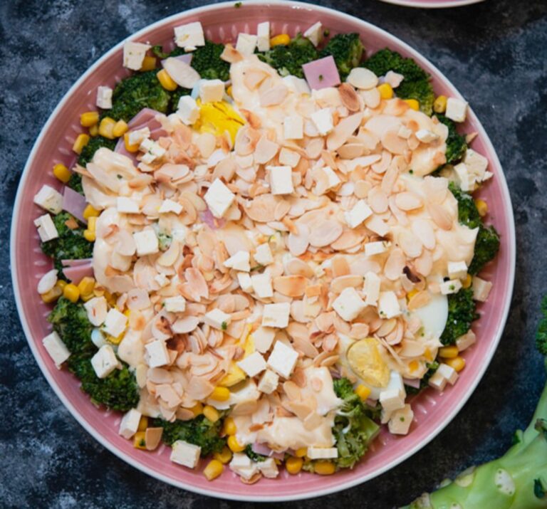 Broccoli Salad with Feta Cheese