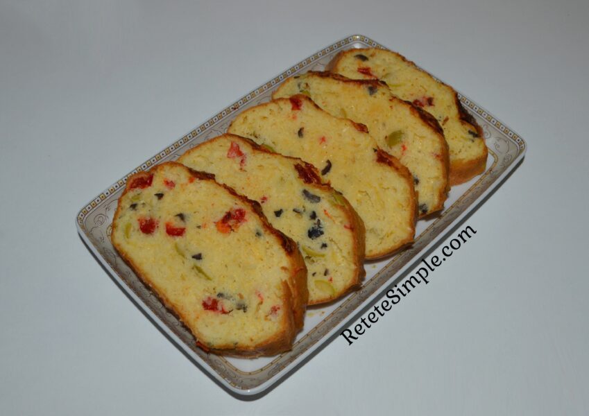 Cake au fromage et aux olives