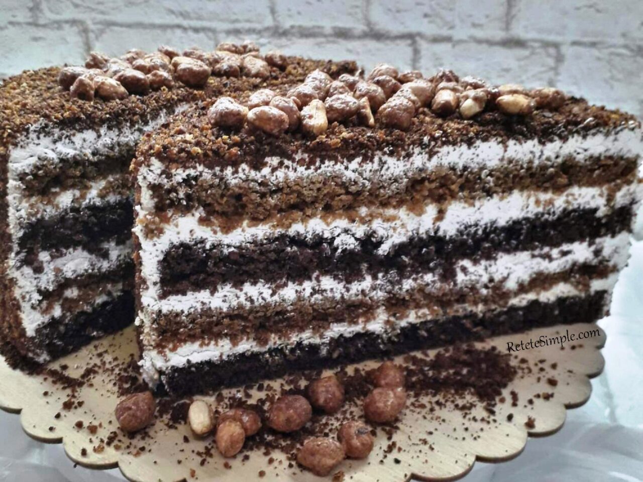 Chocolate Cake with Honey & Nuts photo