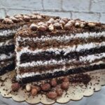 Chocolate Cake with Honey & Nuts