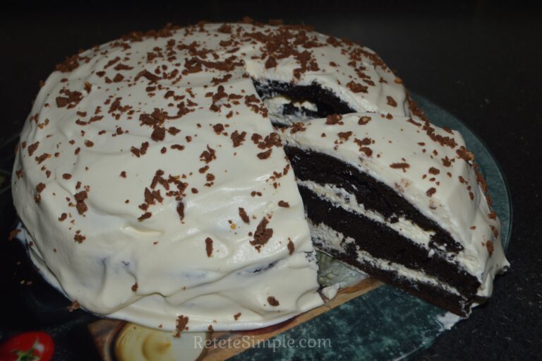 Chocolate Cake with Sour Cream Frosting