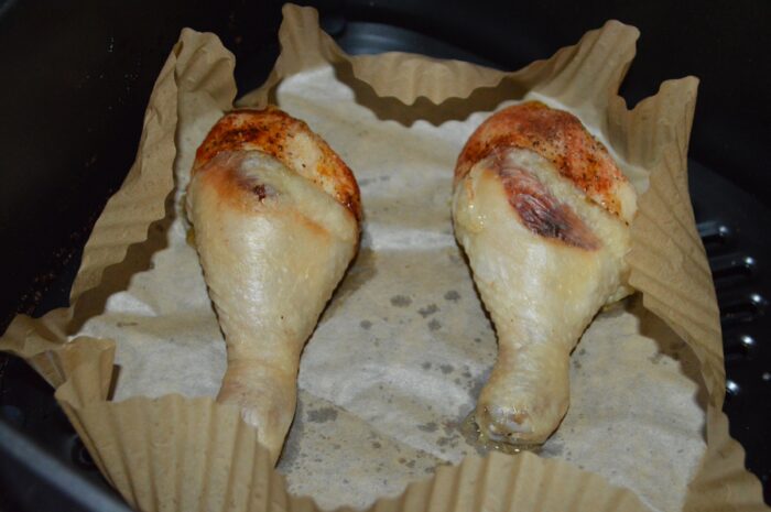 turn the chicken drumsticks over to brown