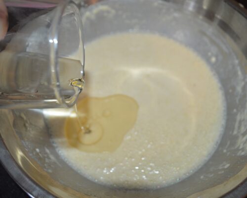 Then the oil