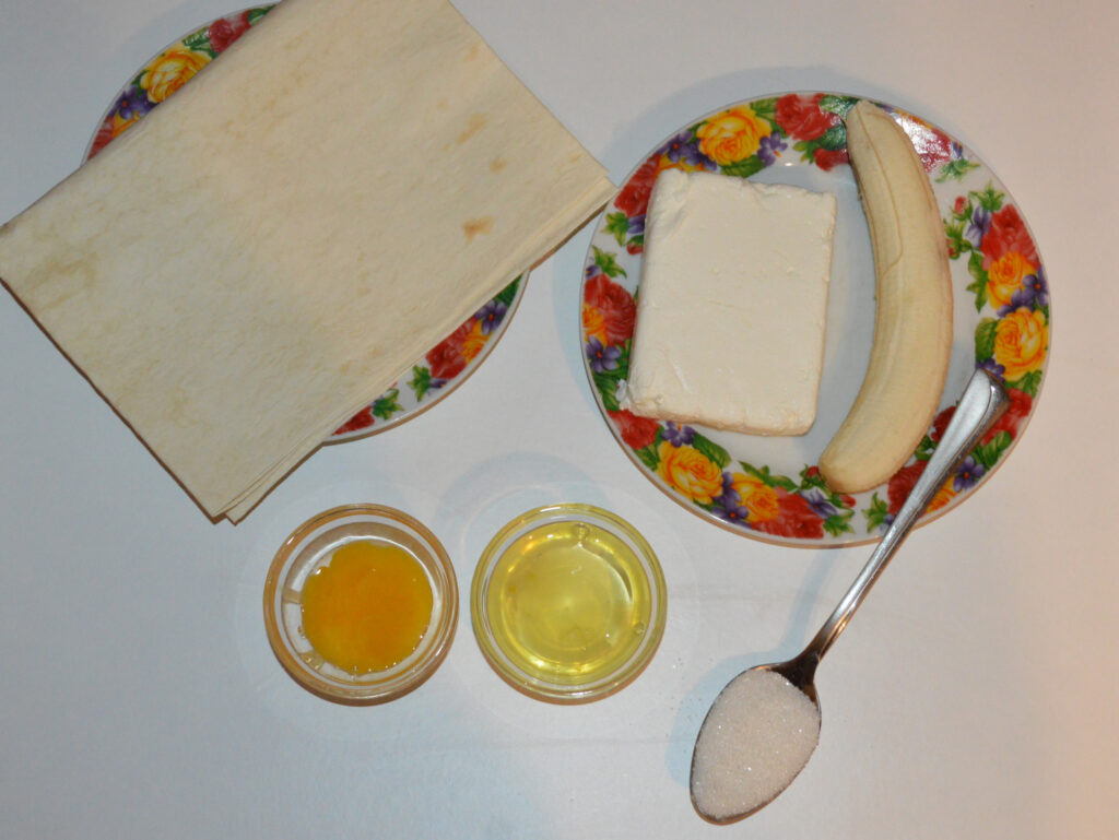 ingredients for lavash roll
