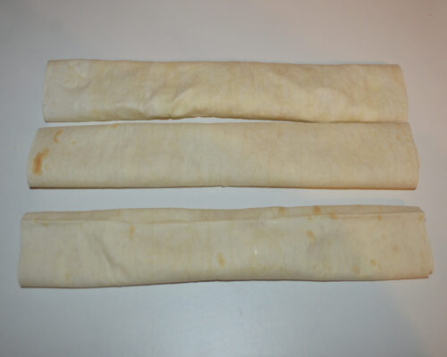 Repeat this process with the other two rolls