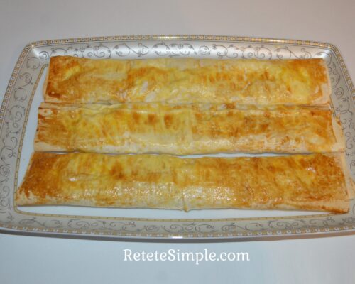 The cottage cheese and banana roll is ready