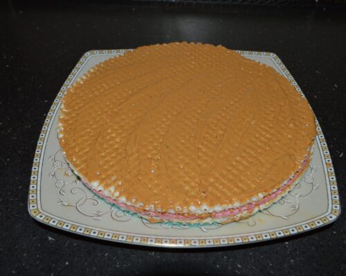 Badigeonnez chaque gaufre