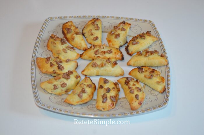 Nut and Jam filled Crescent Cookies - Simple and Delicious Recipe
