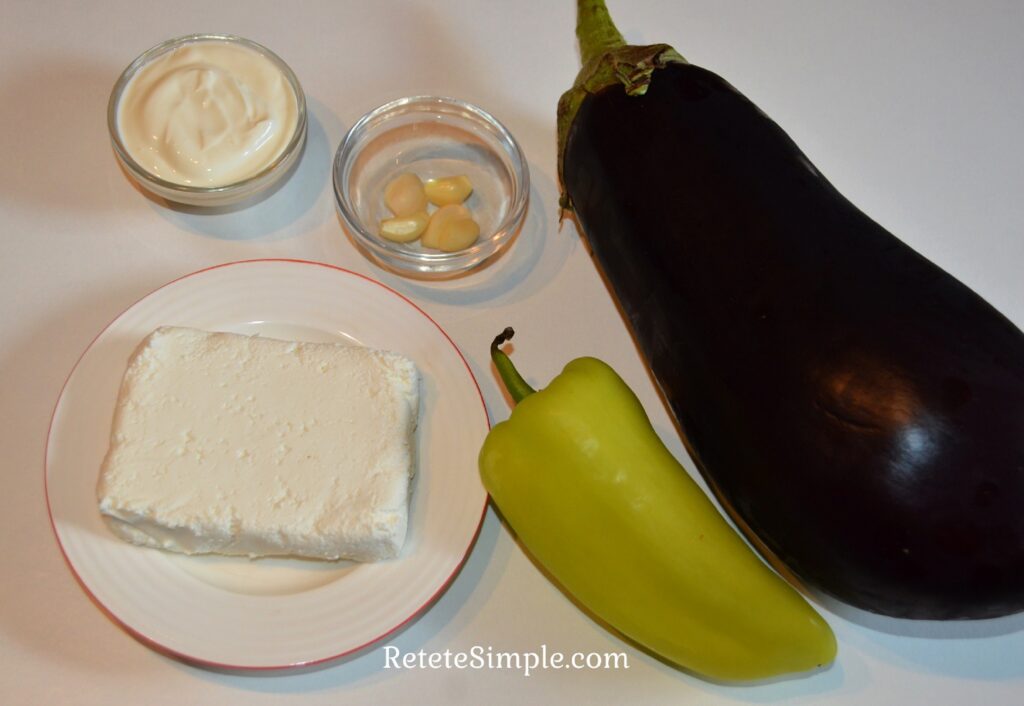ingredients for stuffed eggplants