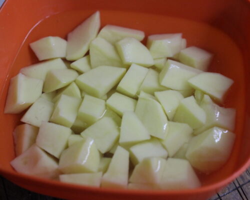 Очистить картошку