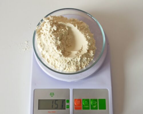 Measure the required amount of flour