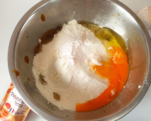 Add the baking powder