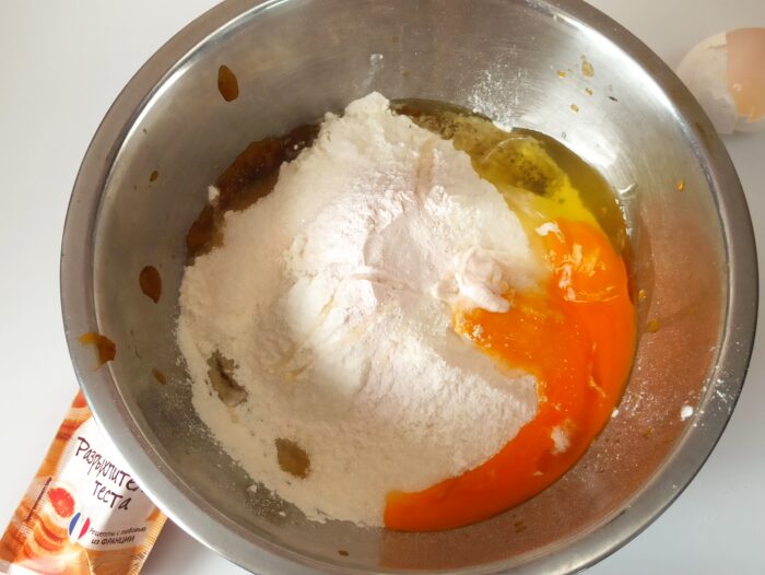 Add the baking powder