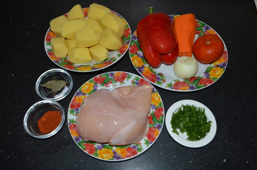 ingredients for stew