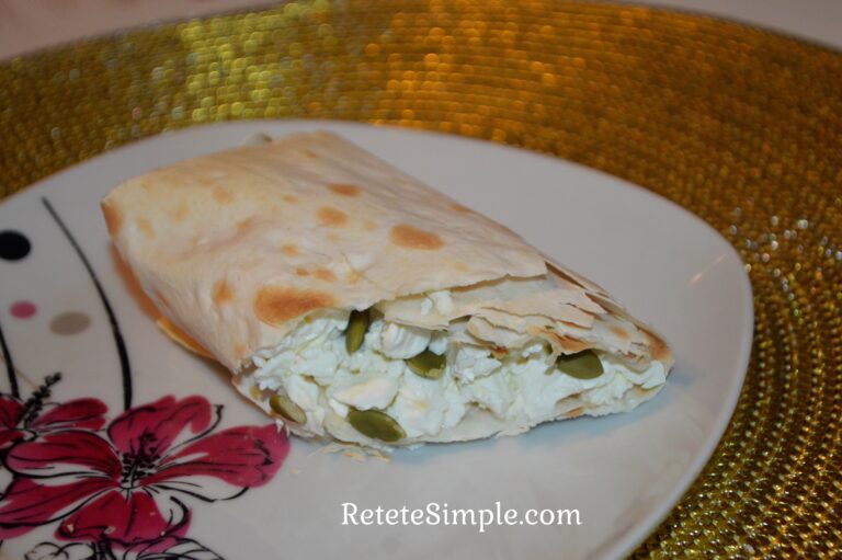 Lavash Roll with Cottage Cheese & Pumpkin Seeds