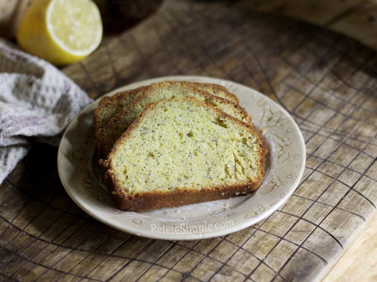 Lemon Poppy Seed Loaf Cake photo