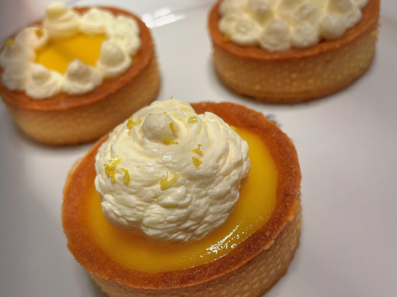 Lemon Tartlets with Whipped Cream photo