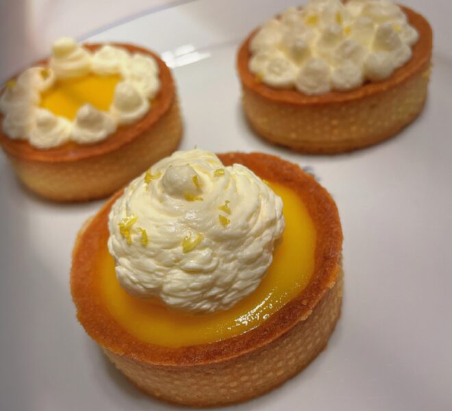 Lemon Tartlets with Whipped Cream photo