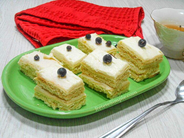 Moist Sponge-Cake Dessert - Sweet Cheese-Condensed Milk Filling photo