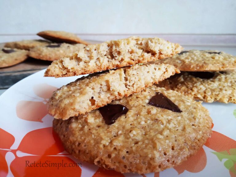 Oat Cookies with Orange & Dark Chocolate