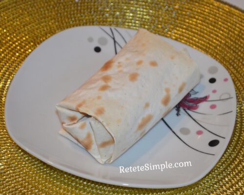 The healthy and quick roll is ready