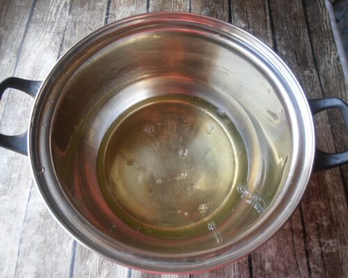 Separate the eggs into whites and yolks