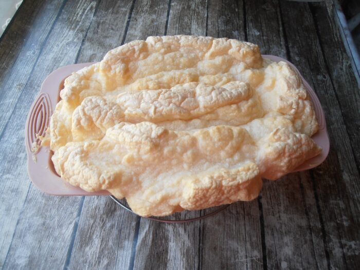 Remove the bread from the oven