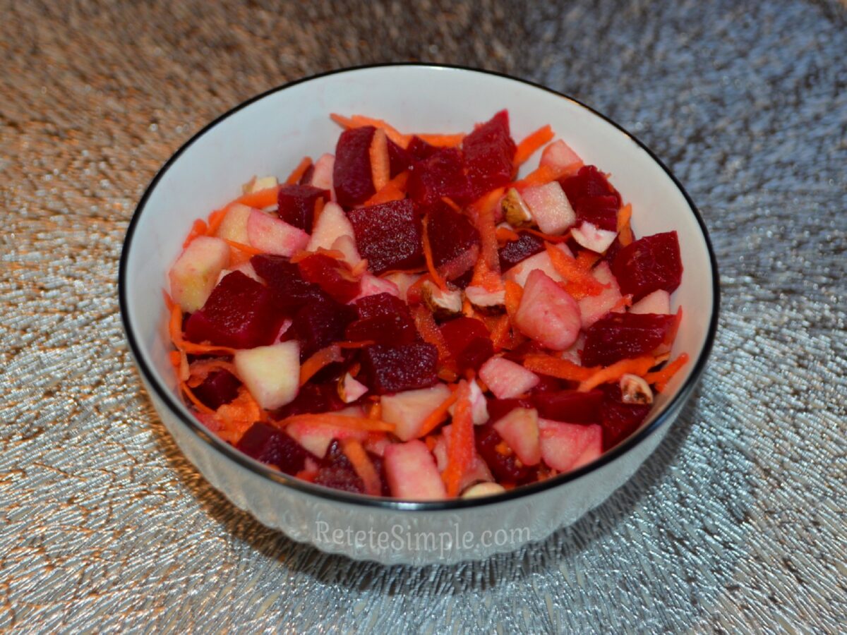 Red Beet, Apple & Hazelnut Salad photo