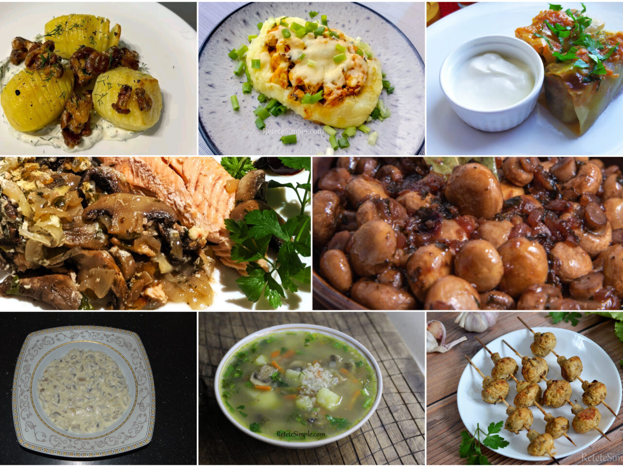 Retete cu ciuperci poza