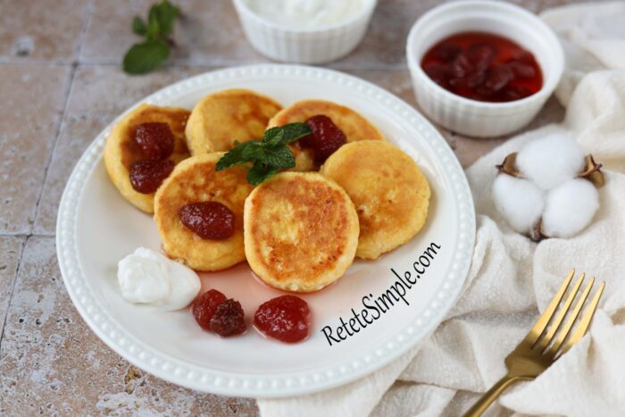 Russian Cottage Cheese Pancakes photo