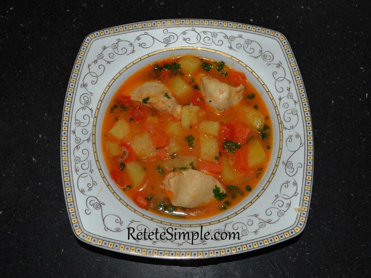 Stewed Potatoes with Chicken photo