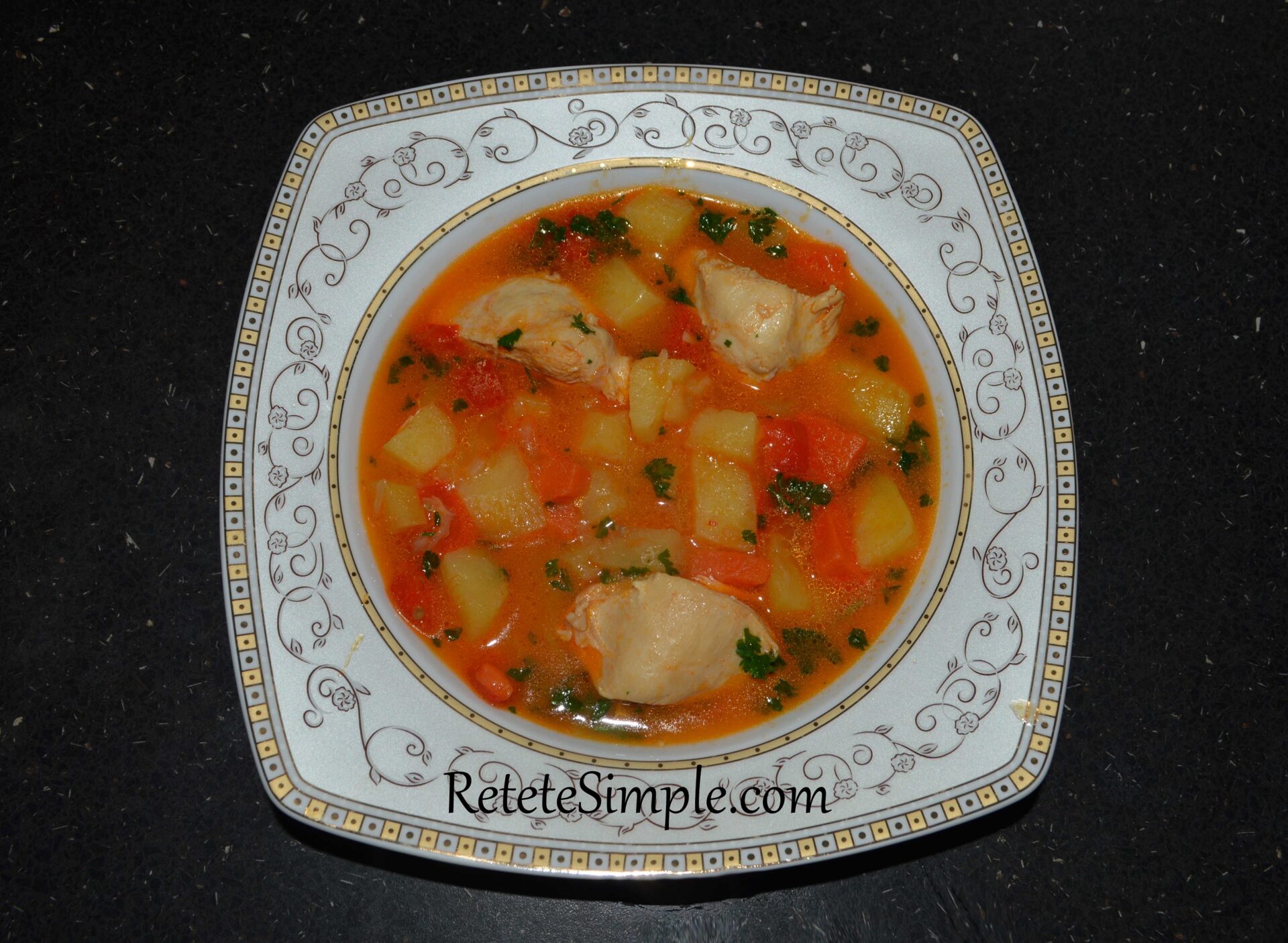 Stewed Potatoes with Chicken photo