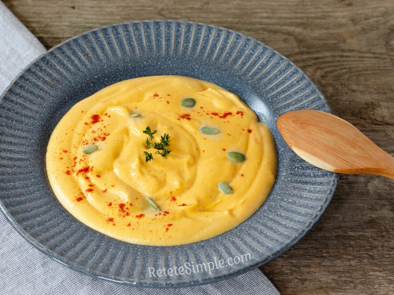 Supa crema de dovleac poza
