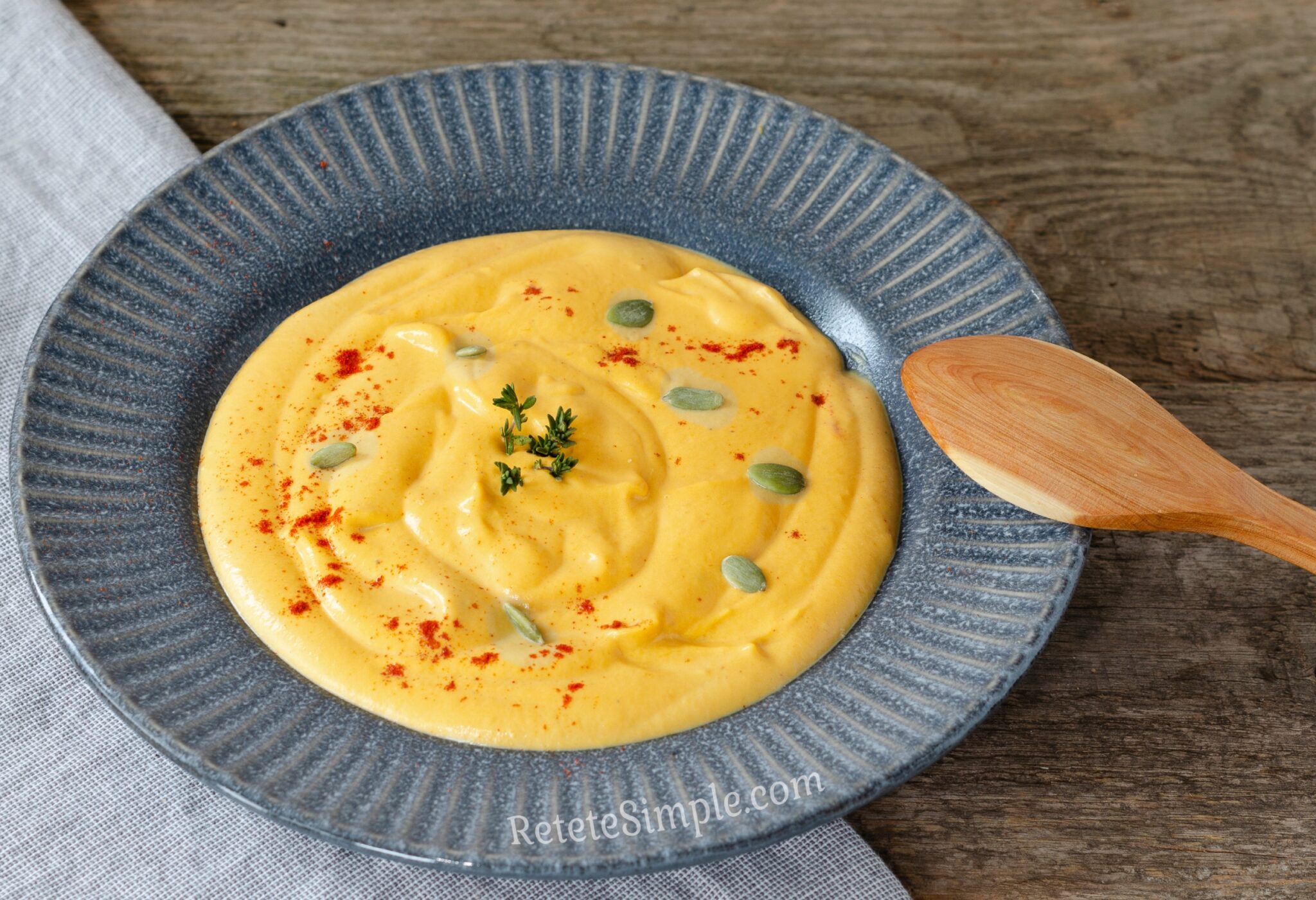 Supa crema de dovleac poza