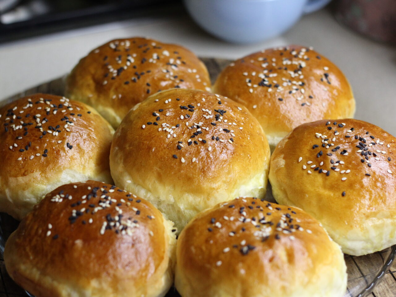 Yeast Dough Burger Buns photo