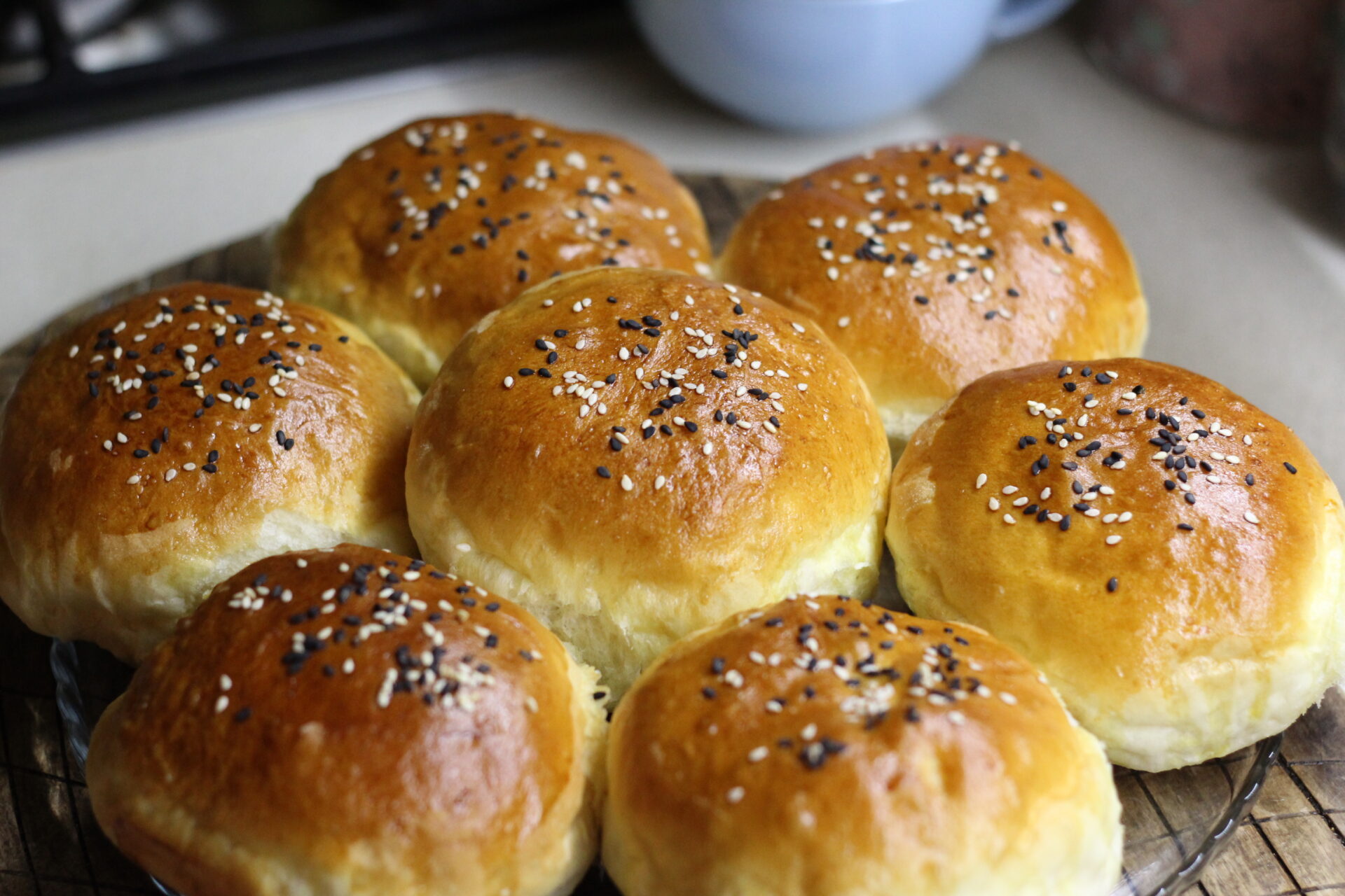 Yeast Dough Burger Buns photo