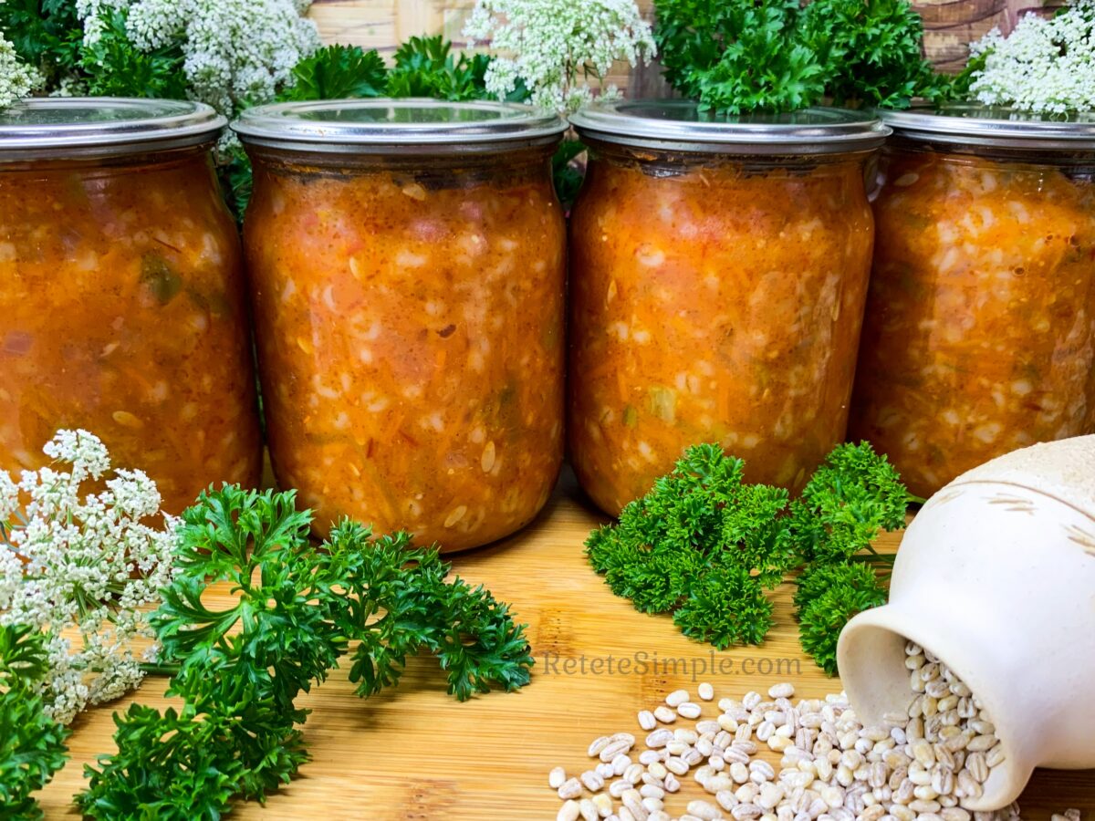 Zarzavat pentru ciorbe in borcan poza