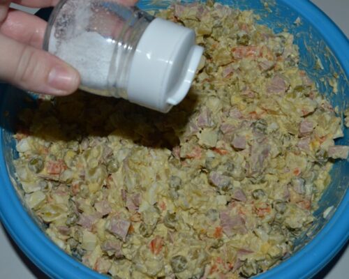 Посыпьте солью