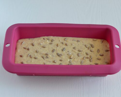 Sprinkle sunflower seeds or sesame seeds on top